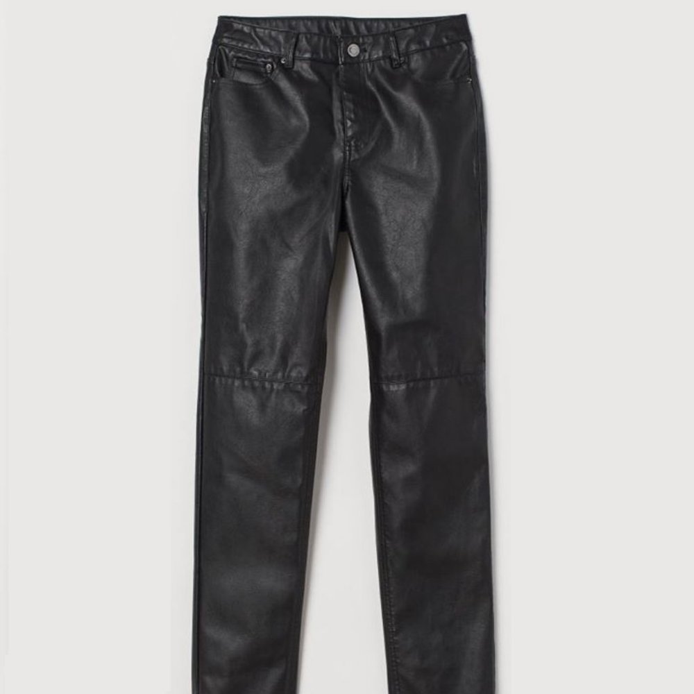 Black Leather Pants